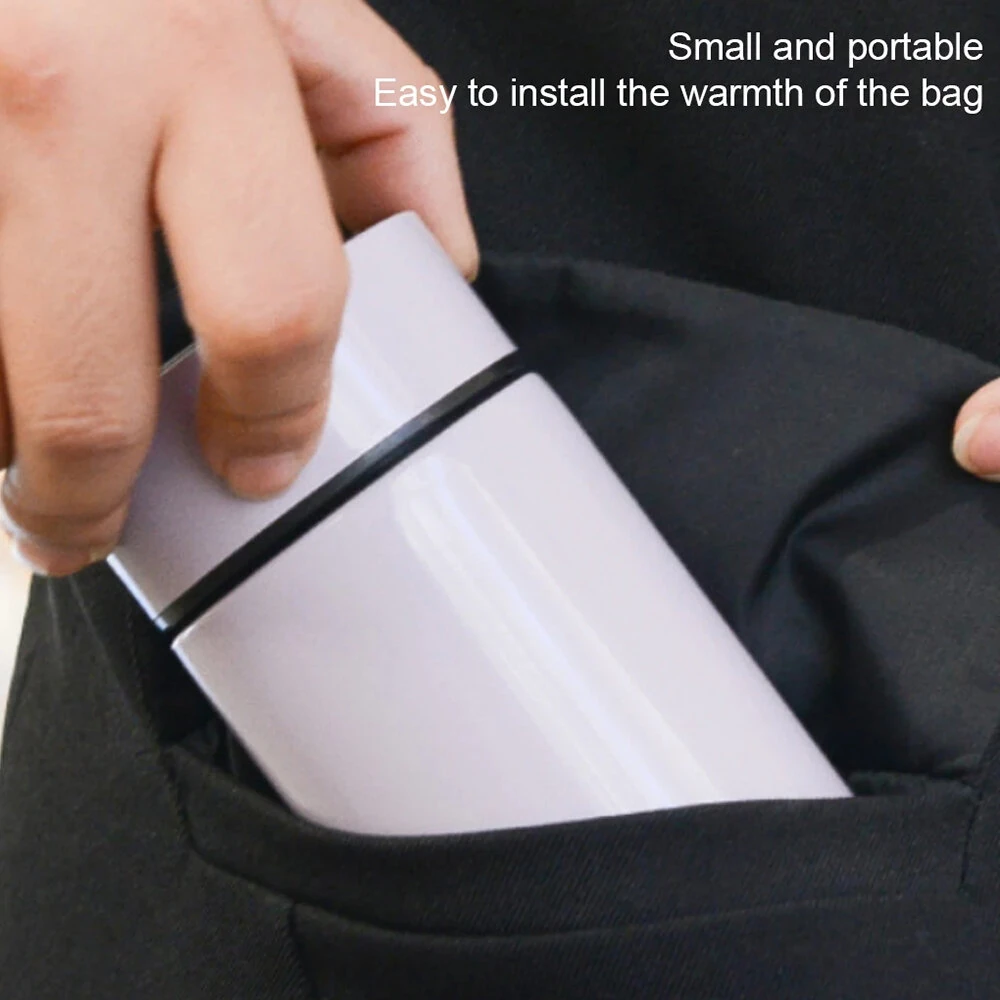 (image for) 200ML Temperature Display Mini Thermos Water Bottle Smart Stainless Steel Thermos Digital Display Thermos Cup for Office Outdoor