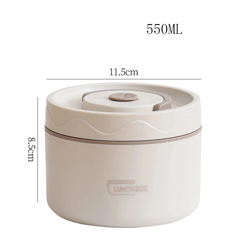 (image for) 304 Stainless Steel Multi-layer Insulated Lunch Box Portable Thermos Lunch Box Set Bento Box Stackable for Kids Adults School Picnic Fruit Salad Food Container Thermal Lunch Bag