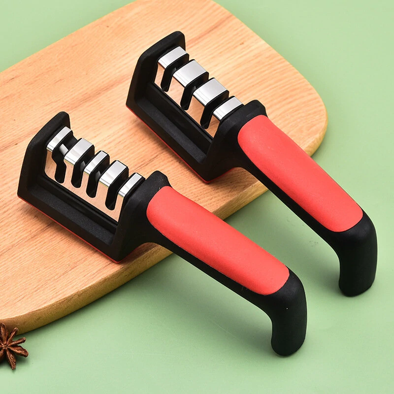(image for) 4-stage Knife Sharpener Professional Kitchen Sharpening Stone Grinder Knive Kitchen Blade Tool Sharp