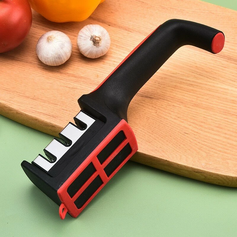 (image for) 4-stage Knife Sharpener Professional Kitchen Sharpening Stone Grinder Knive Kitchen Blade Tool Sharp