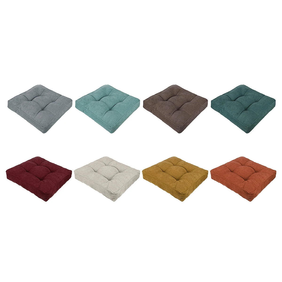 (image for) 45*45CM Snow Fleece Chair Cushion Plush Tatami Floor Cushion Soft Square Plush Chair Cushion