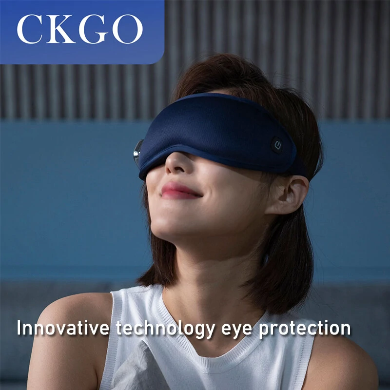 (image for) CKGO Smart Eye Massager OC-Y08 Advanced Vibrating Technology Dual Function Hot Compress Portable Versatile Home Travel Use Eco-friendly USB Magnetic Charging Device