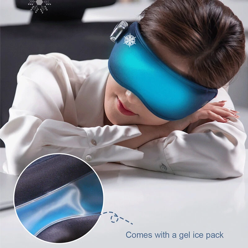 (image for) CKGO Smart Eye Massager OC-Y08 Advanced Vibrating Technology Dual Function Hot Compress Portable Versatile Home Travel Use Eco-friendly USB Magnetic Charging Device