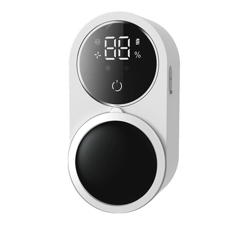 (image for) Intelligent Sensor Toothbrush Sanitizer Case UV Smart Toothbrush Sterilizer Toothbrush Holder With Intelligent Power Display Wall-Mounted Toothbrush Storage Rack Disinfection Toothbrush Stora