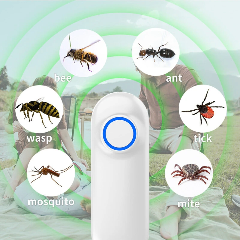 (image for) Mosquito Insect Bite Relief Electric Itching Device Electric Anti-Itch Device Relieves Mosquito Bites 2 Different Temperatures For Outdoor Use