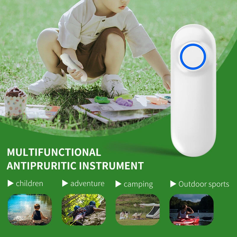 (image for) Mosquito Insect Bite Relief Electric Itching Device Electric Anti-Itch Device Relieves Mosquito Bites 2 Different Temperatures For Outdoor Use