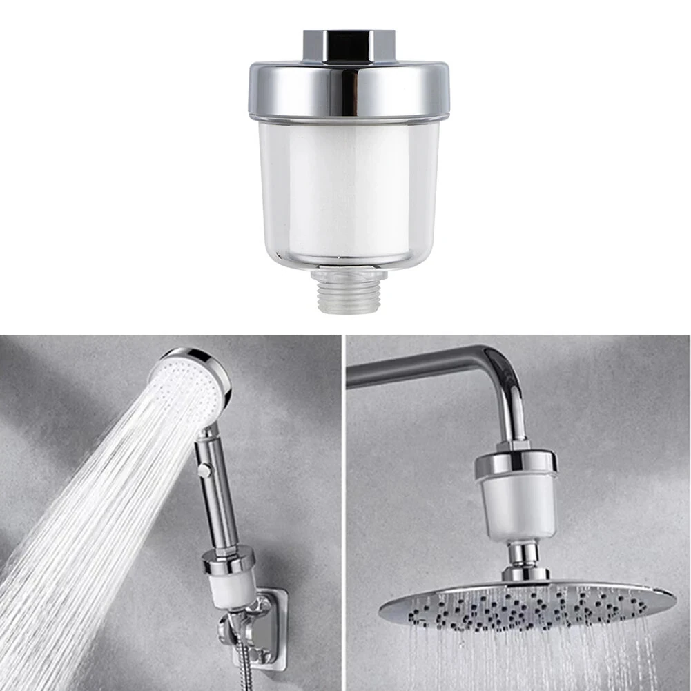 (image for) Universal Shower Filter for Faucet Shower Head Water Outlet Cleaner Kits Universal Faucet Filter Kitchen Bathroom Shower Household Filter PP Cotton Filter