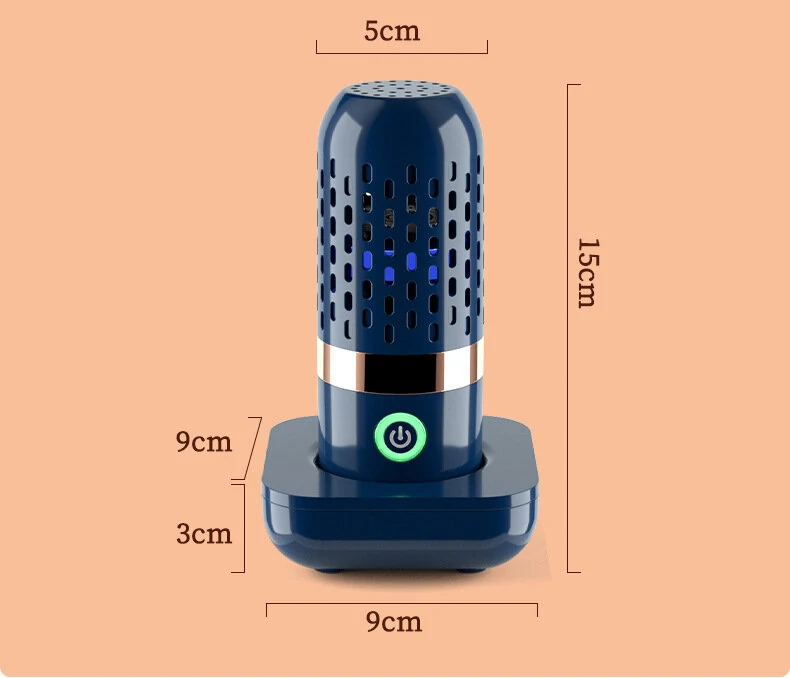 (image for) Wireless Fruit Vegetable Washing Machine Protable Capsule Shape Fruit Food Purifier Kitchen Automatic Vegetable Washing Machine