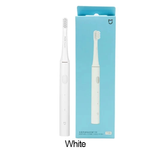 (image for) Xiaomi Mijia T100 Sonic Electric Toothbrush Rechargeable IPX7 Waterproof 16500 rpm High Frequency Vibration 30 Days Endurance Lightweight Travel Ready Blue White Pink