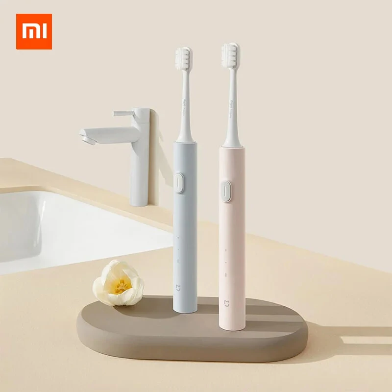 (image for) Xiaomi Mijia T200/T200C Sonic Electric Toothbrush IPX7 Waterproof 31000 Vibrations per Minute with Dual Cleaning Modes Long Battery Life and Portable Features for Smart Oral Hygiene with Type