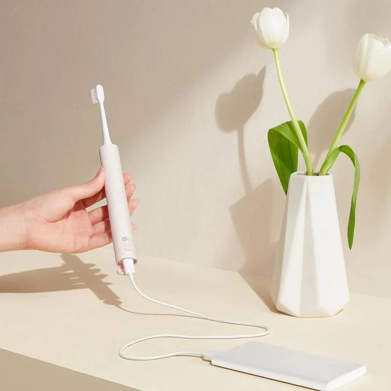 (image for) Xiaomi Mijia T200/T200C Sonic Electric Toothbrush IPX7 Waterproof 31000 Vibrations per Minute with Dual Cleaning Modes Long Battery Life and Portable Features for Smart Oral Hygiene with Type